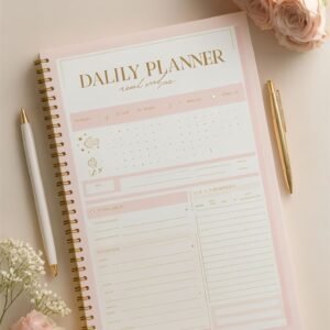 Blush Daily Planning Notepad - 2026