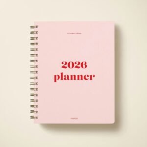 2026 Daily Spiral Bound Planner